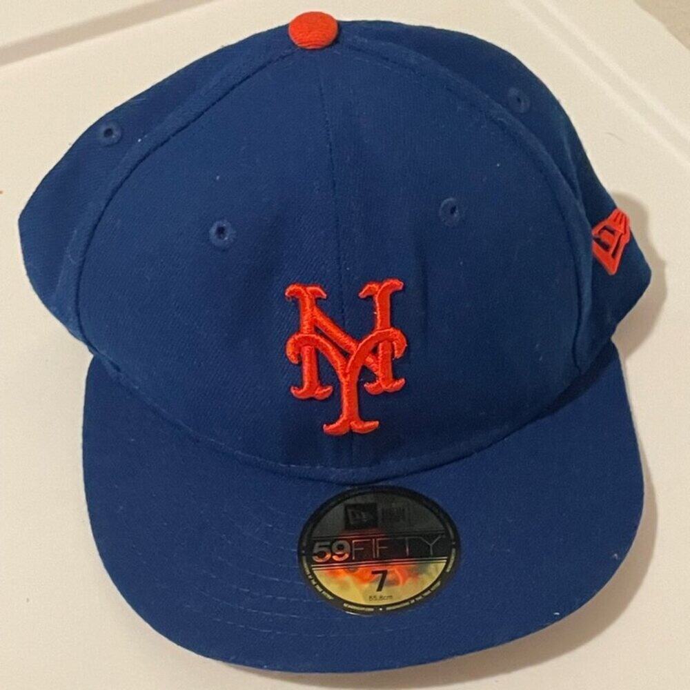 NEW YORK METS BLUE ROYAL AUTHENTIC COLLECTION ON FIELD 59 FIFTY BASEBALL FANATIC